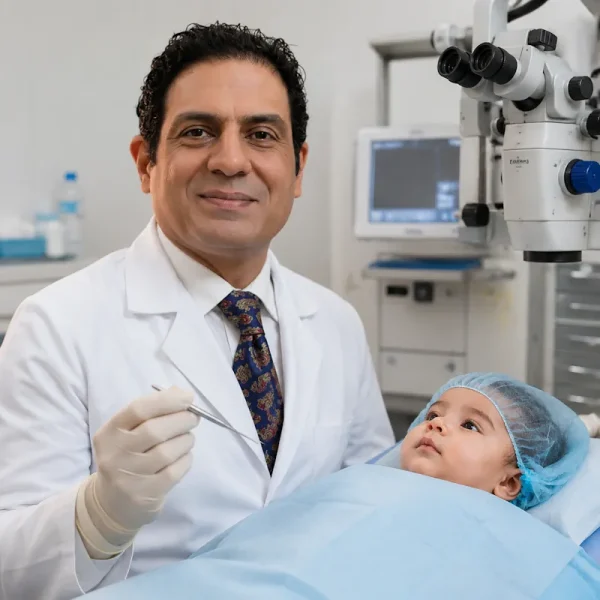 میل زدن مجرای اشکی کودک
