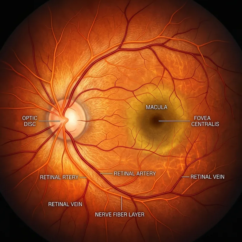 لایه سوم: شبکیه (Retina)؛ مغز کوچک در انتهای کره چشم