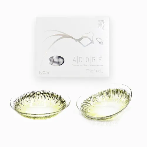 لنز طبی رنگی فصلی ادور رنگ یلو (طلایی عسلی) (PEARL ADORE)