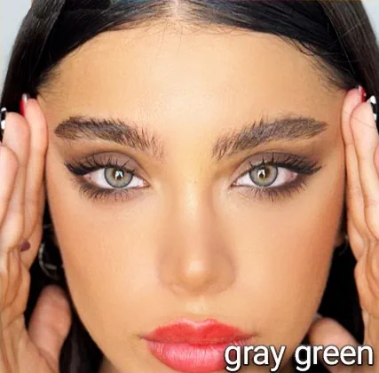 لنز رنگی فصلی سلنا (Selena) gray green