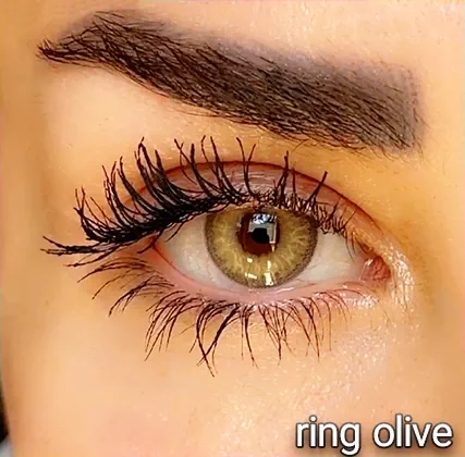 لنز رنگی فصلی سلنا (Selena) رنگ Ring Olive