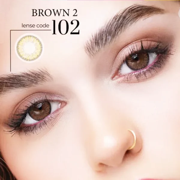 (کد102) Brown T2 (قهوه ای دوردار)