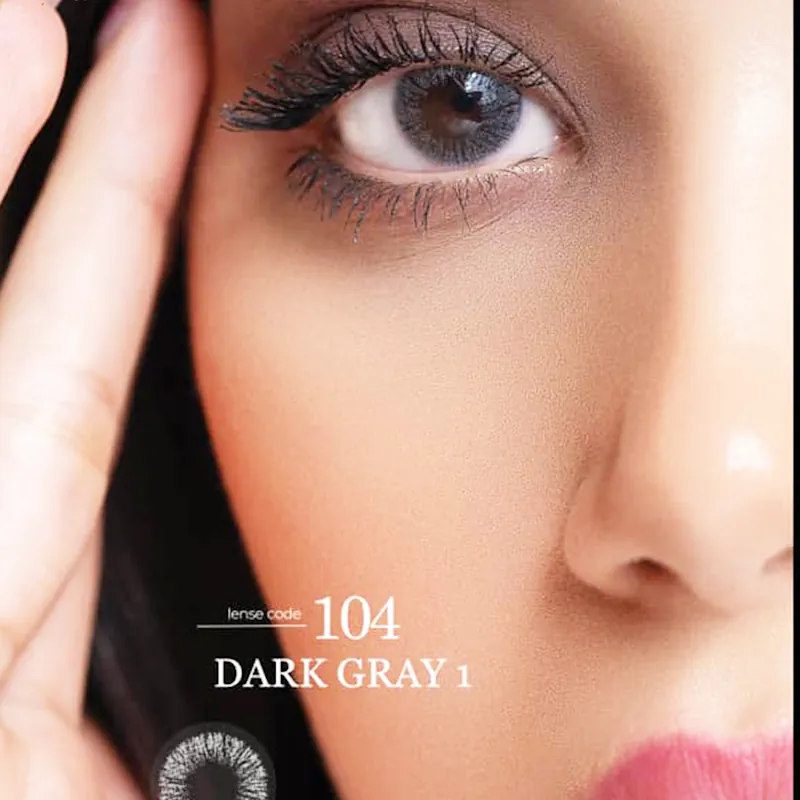 لنز زیروسون رنگ دارک گری تن1 (Dark Gray T1) (ZEROSEVEN)