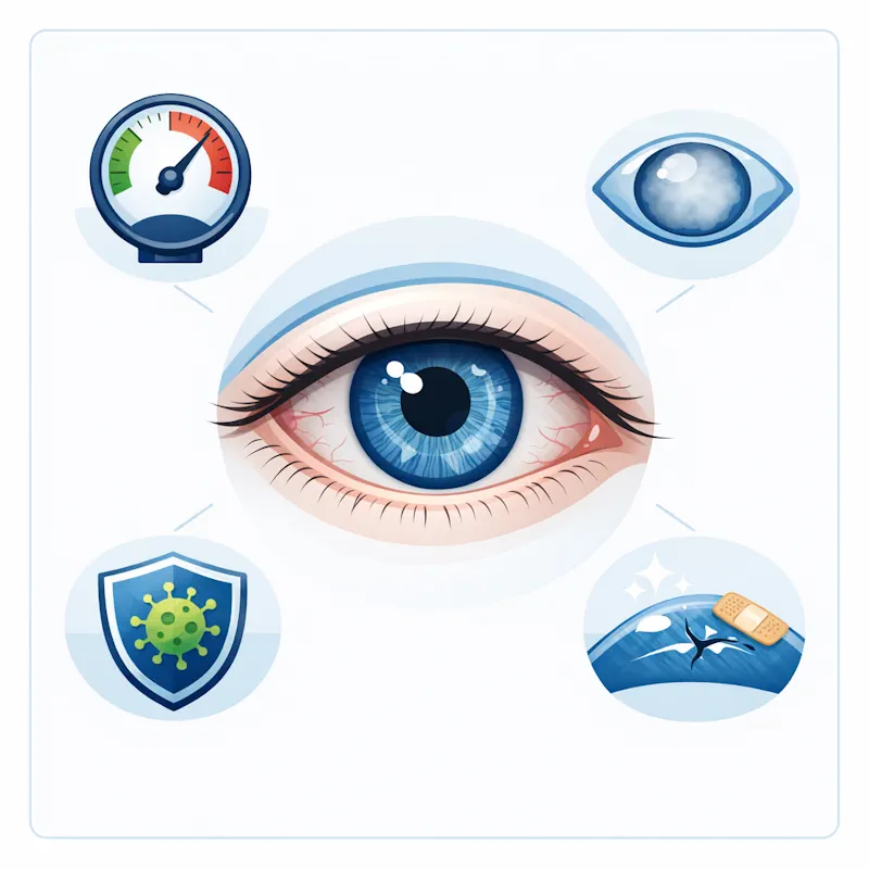 عوارض جانبی پردنیزولون در چشم‌پزشکی